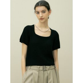 23SS SCOOP NECK KNIT (3COLOR)