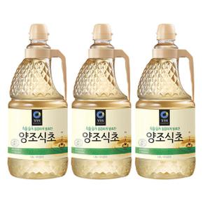 청정원 양조식초 PET, 1.8L, 3개