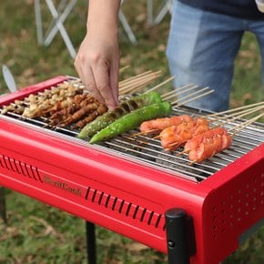 메리트쿡 숯불 바비큐 그릴 야외 캠핑용 BBQ 석쇠