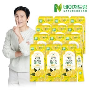 리얼 유기농 레몬즙 100 20g 14포 12박스/레몬수 레몬원액 레몬즙스틱 레몬스틱