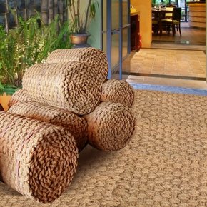 야자매트 야자수매트 폭0.6m 길이5m 두께3.5cm 코코넛 바닥 제초 보행 매트 미끄럼방지 깔개