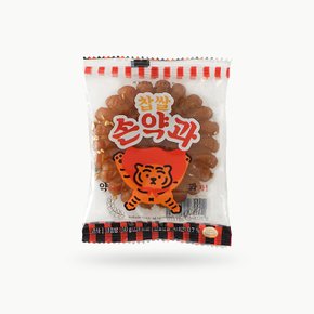 무직타이거 찹쌀 손약과 50g 80개 맛있는 찹쌀 약과 간식