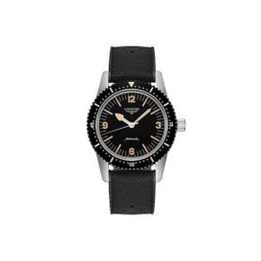 Longines 스킨 Diver 스테인리스 Steel, PVD  러버 스트랩 워치 시계 9168593