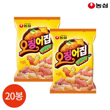 NS홈쇼핑 농심 오징어집 버터구이맛 78g x 20봉[30310036]