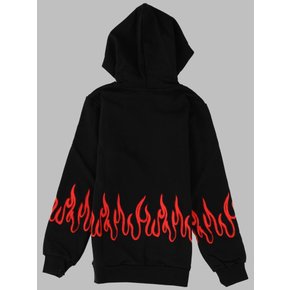 [해외배송] 22 S/S 블랙 후드 KIDS WITH 레드 스프레이 플레임 (KIDS 상품) B0042203418
