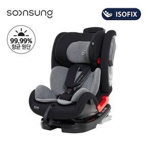 브릭 토들러 주니어 카시트 ISOFIX 블랙 / 선쉐이드+컵홀더+쿨시트