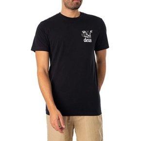 (국내배송) 24SS 데우스 남성 크로스로드 티셔츠 DMS241663C-BLK