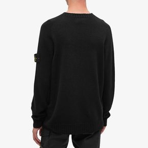 7515505A3 V0029 / 로고 와펜 블랙 울 니트