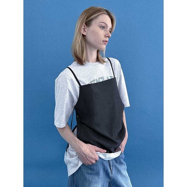[25 SUMMER][SALT Label] SANTACLARITA OVER T-SHIRT_MELANGE GRAY