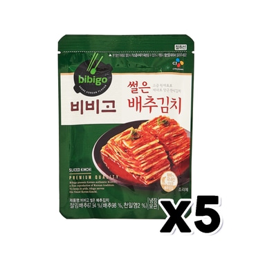  비비고 썰은 배추김치 100g x 5개