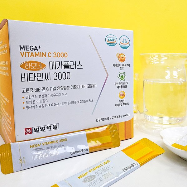 하모네 고용량 메가 플러스 비타민C 3000 90포(3개월)