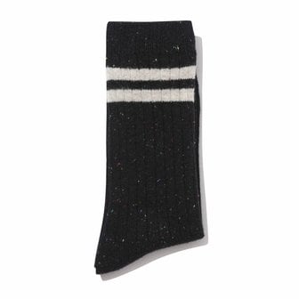 커스텀멜로우 nep yarn stripe socks_CALAX24514BKX