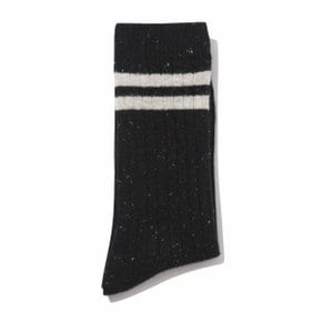 nep yarn stripe socks_CALAX24514BKX