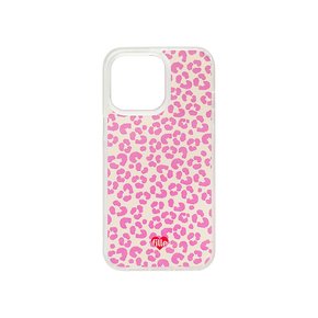 Flower iPhone Case_Hot Pink_투명 젤하드케이스