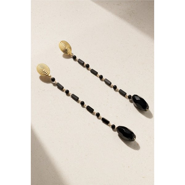 주주베라 나니 골드톤 오닉스 귀걸이 46376663163020357