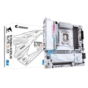 GIGABYTE B760M AORUS ELITE X AX inte 14세대 CPU 대응 LGA1700 Micro-ATX 마더보드 MB6292