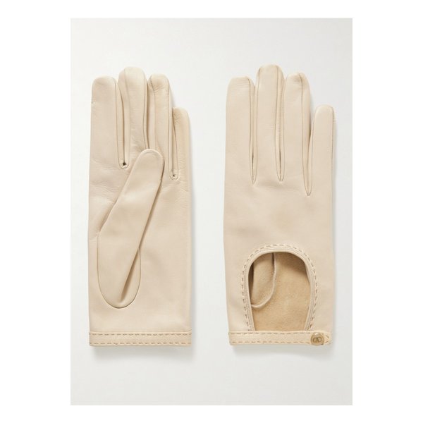 브이로고 가죽 장갑 아이보리 46376663162844958