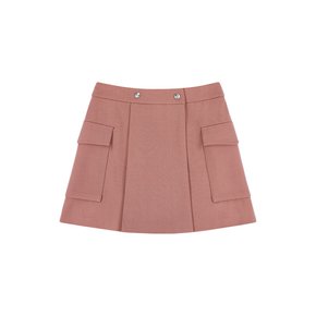 CARGO POCKET SKIRT - PINK