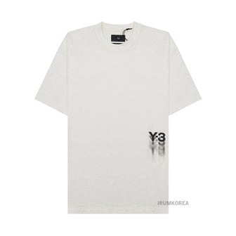 Y-3 남성 그래픽 로고 반팔 티셔츠 IZ3123 OFF WHITE