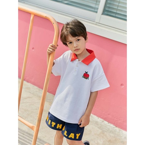 22SUM  면폴리(60/40)  APPLE COLLAR SHIRT 애플카라셔츠