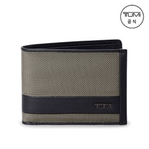 알파 더블 빌폴드 반지갑 그레이 알로이_01192233GAL2