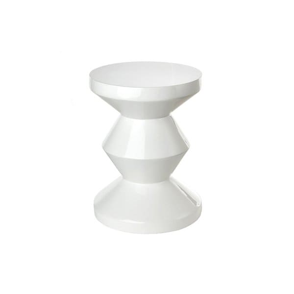 Zigzag stool_White