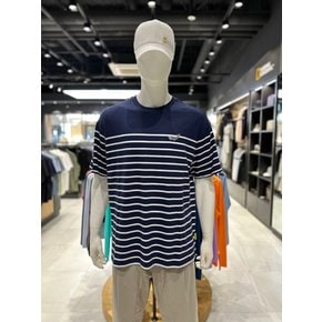 [부산점] 남녀공용 스트라이프 반팔 티셔츠 N232UTS180