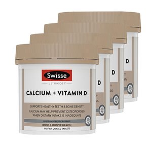 스위스 칼슘 비타민D SWISSE CALCIUM VITAMIN 150정 4개