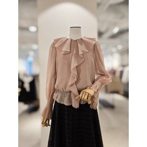 [파주점] 드레이프 러플 칼라 블라우스 CR3A0BL061