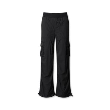 왁 골프 (WWPNM25311BKX)Women Shirring detailed loose pants