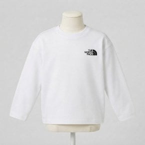 노스페이스 키즈 키즈 고 투 긴팔 티 WHITE NT7TS01S