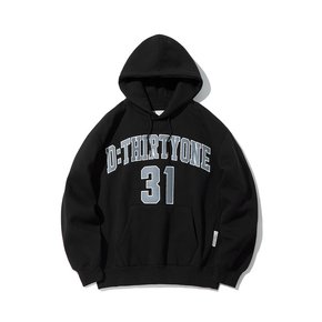 D:THIRTYONE Applique Hoodie_Black