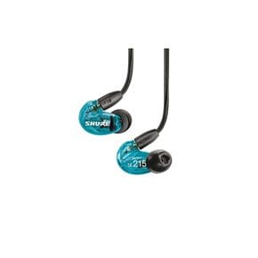 SHURE 슈아 고차음성 이어폰 유선 타입 SE215SPE-A 트랜스슬-센트블루