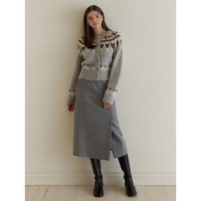 Pond wool skirt 3color