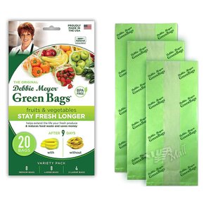 그린백 20매 DEBBIE MEYER GREENBAGS (8M,8L,4XL)