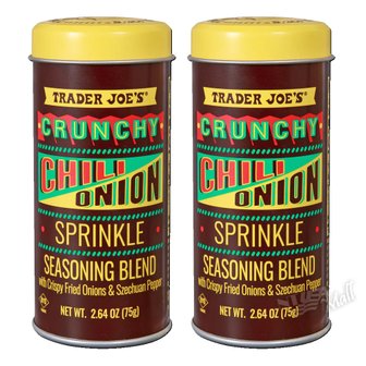  [1+1] 크런치 칠리 어니언 스프링클 시즈닝 블렌드 75g TRADER JOE`S CRUNCHY CHILI ONION SPRIN