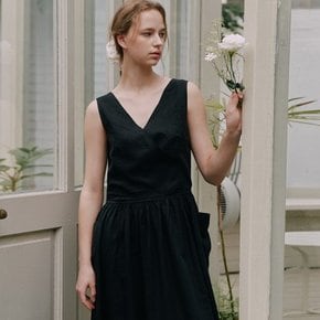 Lyocell Maxi dress - Black