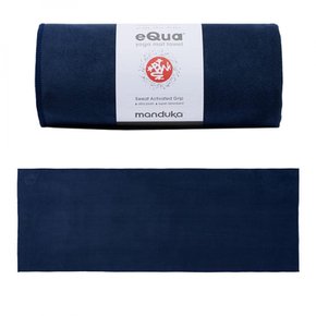 만두카(Manduka) eQua 매트 타월(L) 요가 상품 일본 정규품  미드나이트