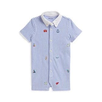 폴로 랄프 로렌 랄프 로렌 베이비 남아 니트 코튼 옥스포드 쇼트올(CWPOOPCIC720360430)