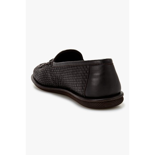 남성 브레이드 레더 태슬 모카신 A114134007000