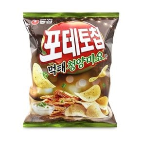 농심 포테토칩 먹태청양마요맛 50g 봉지과자 (WF74328)