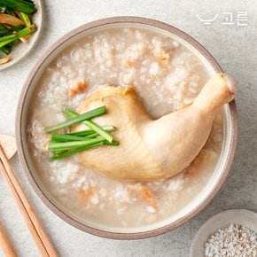 [고른] 통닭다리 누룽지 백숙 600g 1+1팩 (1팩, 1인분)