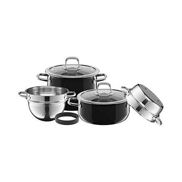  독일 실리트 냄비 팟 Silit Compact 4Piece Induction Saucepan Set Silargan Functional Cerami