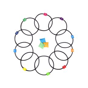 점프 앤 드로우 32cm (10개입) 액션후프 스텝훈련용품