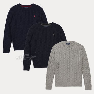 폴로 랄프로렌 키즈 케이블 니트 코튼 스웨터 POLO RALPH LAUREN CABLE KNIT COTTON SWEATER