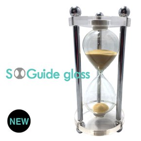 고급 SGUIDEGLASS 모래시계 30분 탁상시계 시계