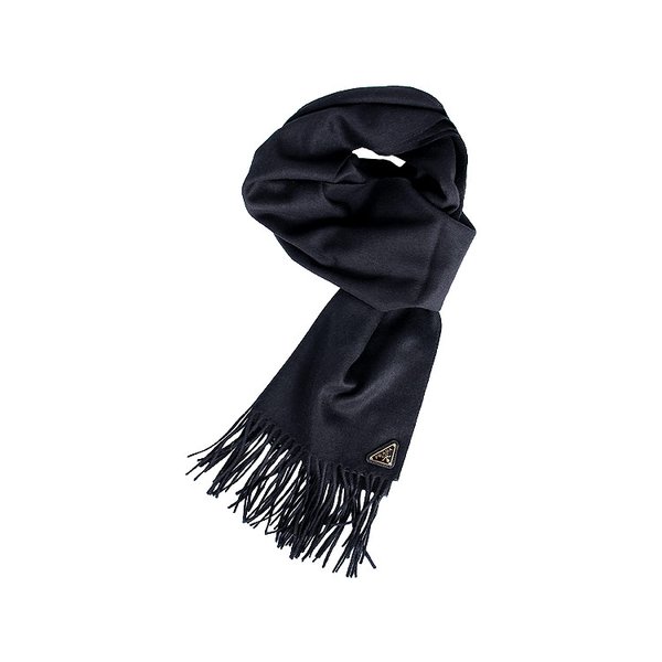 [시흥점] 25FW 삼각로고 실크 캐시미어 머플러 (1FS065 2COP F0632)