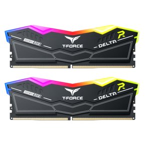 [서린공식] 팀그룹 T-Force DDR5 6000 CL38 Delta RGB 블랙 패키지 64GB(32Gx2)