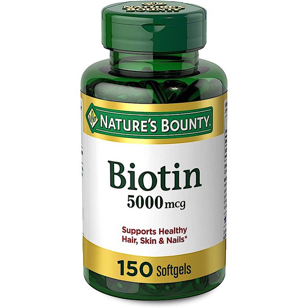 네이쳐스 바운티 비오틴 5000mcg Natures Bounty Biotin 150소프트젤