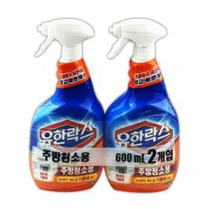 제이큐 유한락스 주방청소용 주방 싱크대청소 씽크대청소 청소용품 600mL 2P